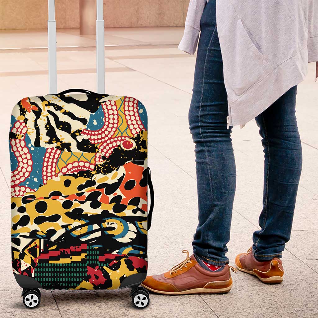 African Wildlife Luggage Cover Animal Pattern