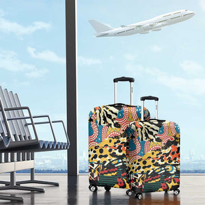 African Wildlife Luggage Cover Animal Pattern