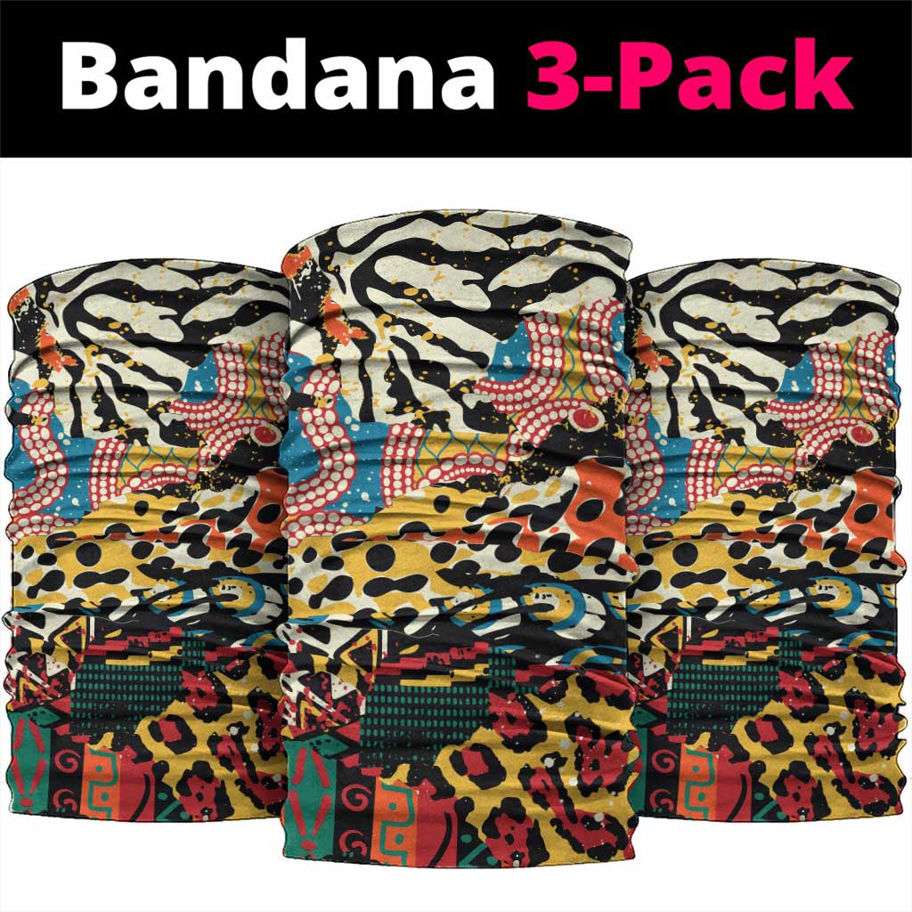 African Wildlife Neck Gaiter Animal Pattern DT02