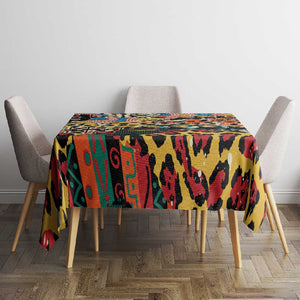 African Wildlife Tablecloth Animal Pattern