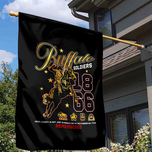 Buffalo Soldiers Garden Flag 1866-1944 African American Black Heros Legacy - African Pride
