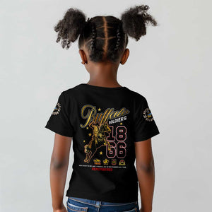 Buffalo Soldiers Kid T shirt 1866-1944 African American Black Heros Legacy - African Pride