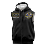 Buffalo Soldiers Sleeveless Zip Hoodie 1866-1944 African American Black Heros Legacy - African Pride