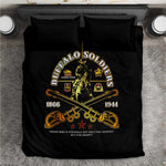 Strength Honor Legacy Buffalo Soldiers Bedding Set African American Cavalry Tribute - African Pride