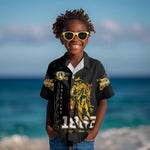 Strength Honor Legacy Buffalo Soldiers Kid Hawaiian Shirt African American Cavalry Tribute - African Pride