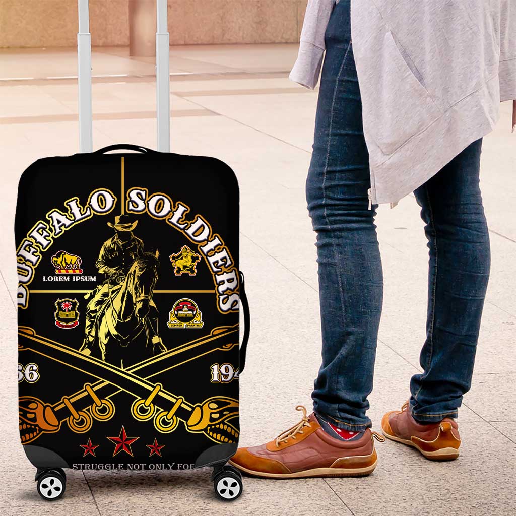 Strength Honor Legacy Buffalo Soldiers Luggage Cover African American Cavalry Tribute - African Pride