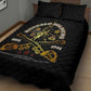 Strength Honor Legacy Buffalo Soldiers Quilt Bed Set African American Cavalry Tribute - African Pride