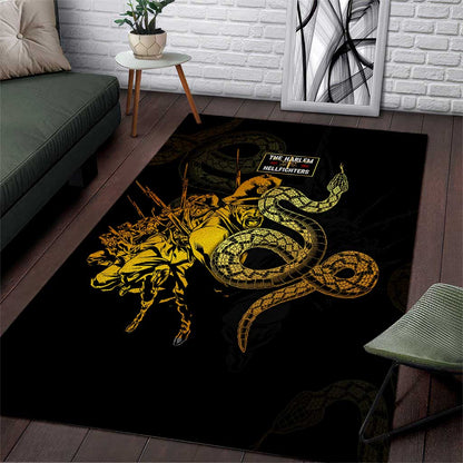 Harlem Hellfighters 369th Infantry Regiment Area Rug Fight for Dignity WWII - African Pride