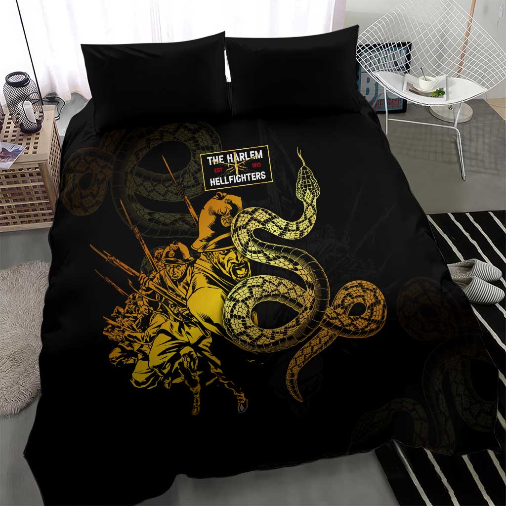 Harlem Hellfighters 369th Infantry Regiment Bedding Set Fight for Dignity WWII - African Pride