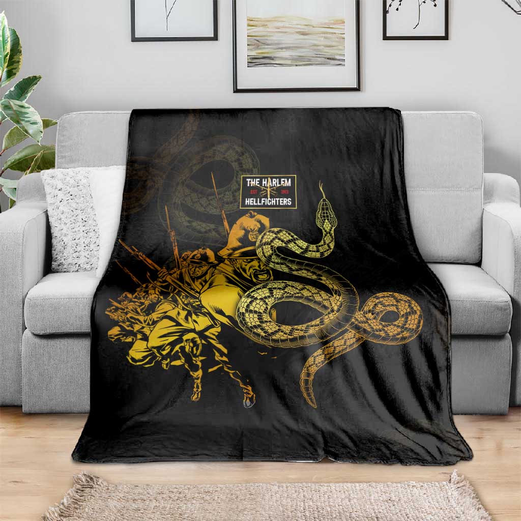 Harlem Hellfighters 369th Infantry Regiment Blanket Fight for Dignity WWII - African Pride