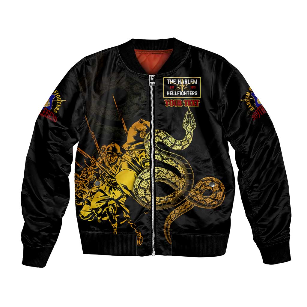Harlem Hellfighters 369th Infantry Regiment Bomber Jacket Fight for Dignity WWII - African Pride