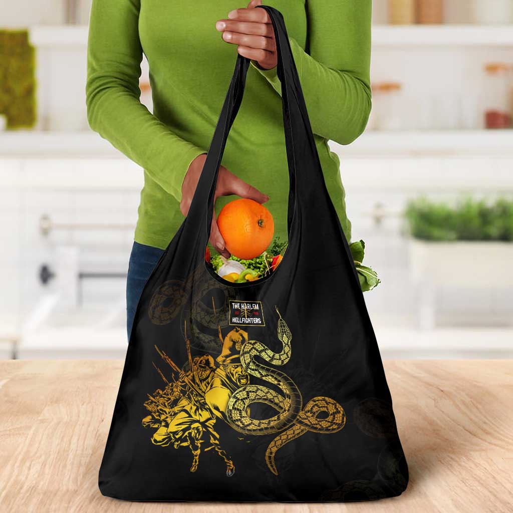 Harlem Hellfighters 369th Infantry Regiment Grocery Bag Fight for Dignity WWII - African Pride