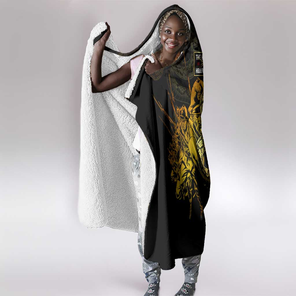 Harlem Hellfighters 369th Infantry Regiment Hooded Blanket Fight for Dignity WWII - African Pride