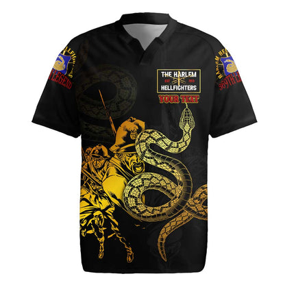 Harlem Hellfighters 369th Infantry Regiment Rugby Jersey Fight for Dignity WWII - African Pride