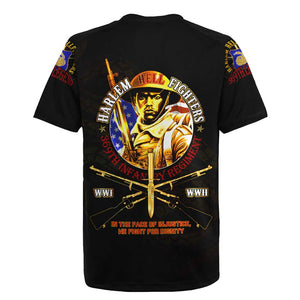 Harlem Hellfighters 369th Infantry Regiment Rugby Jersey Fight for Dignity WWII - African Pride