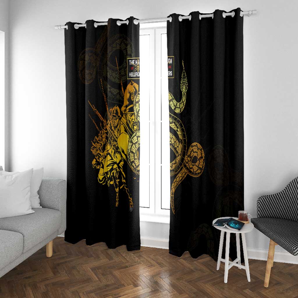 Harlem Hellfighters 369th Infantry Regiment Window Curtain Fight for Dignity WWII - African Pride