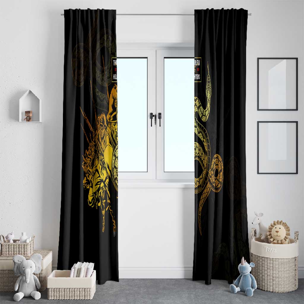 Harlem Hellfighters 369th Infantry Regiment Window Curtain Fight for Dignity WWII - African Pride