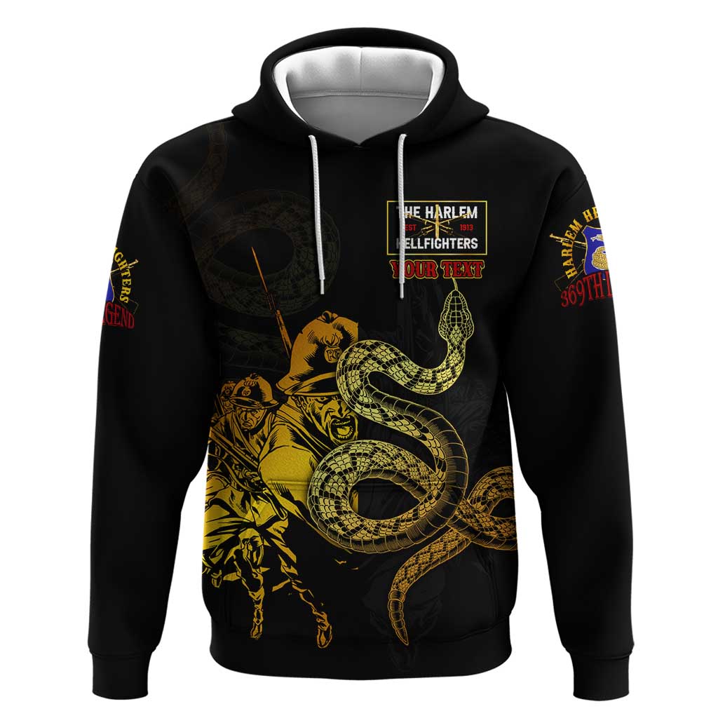 Harlem Hellfighters 369th Infantry Regiment Zip Hoodie Fight for Dignity WWII - African Pride