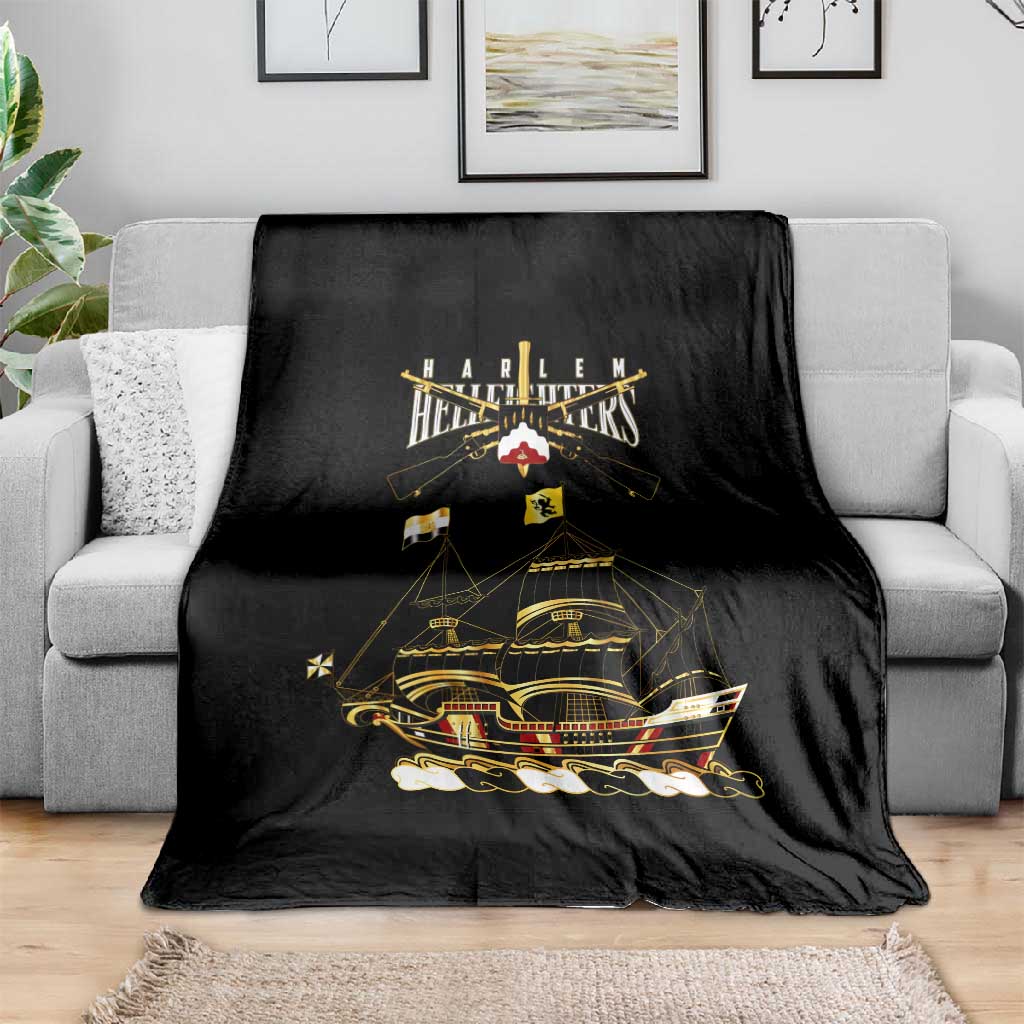 Harlem Hellfighters Blanket 369th Regiment Legacy at Sea - African Pride