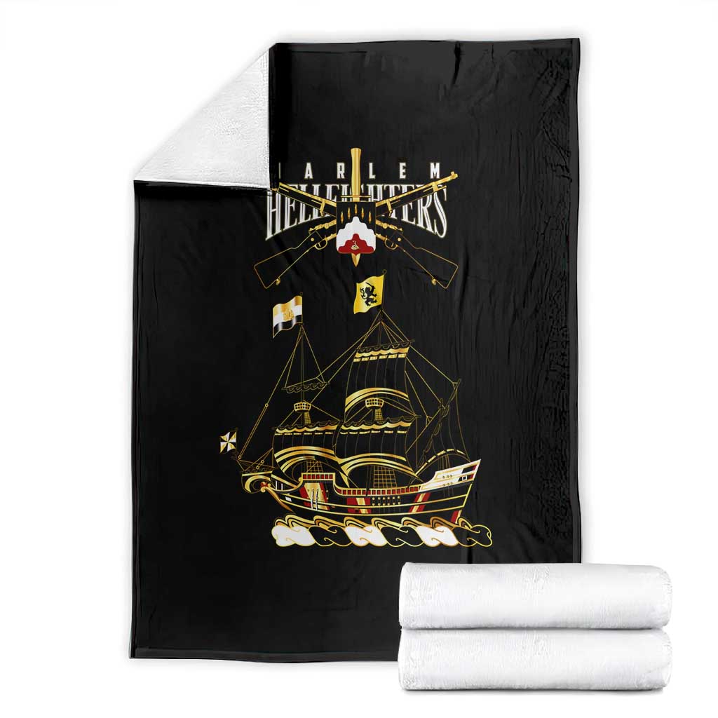 Harlem Hellfighters Blanket 369th Regiment Legacy at Sea - African Pride