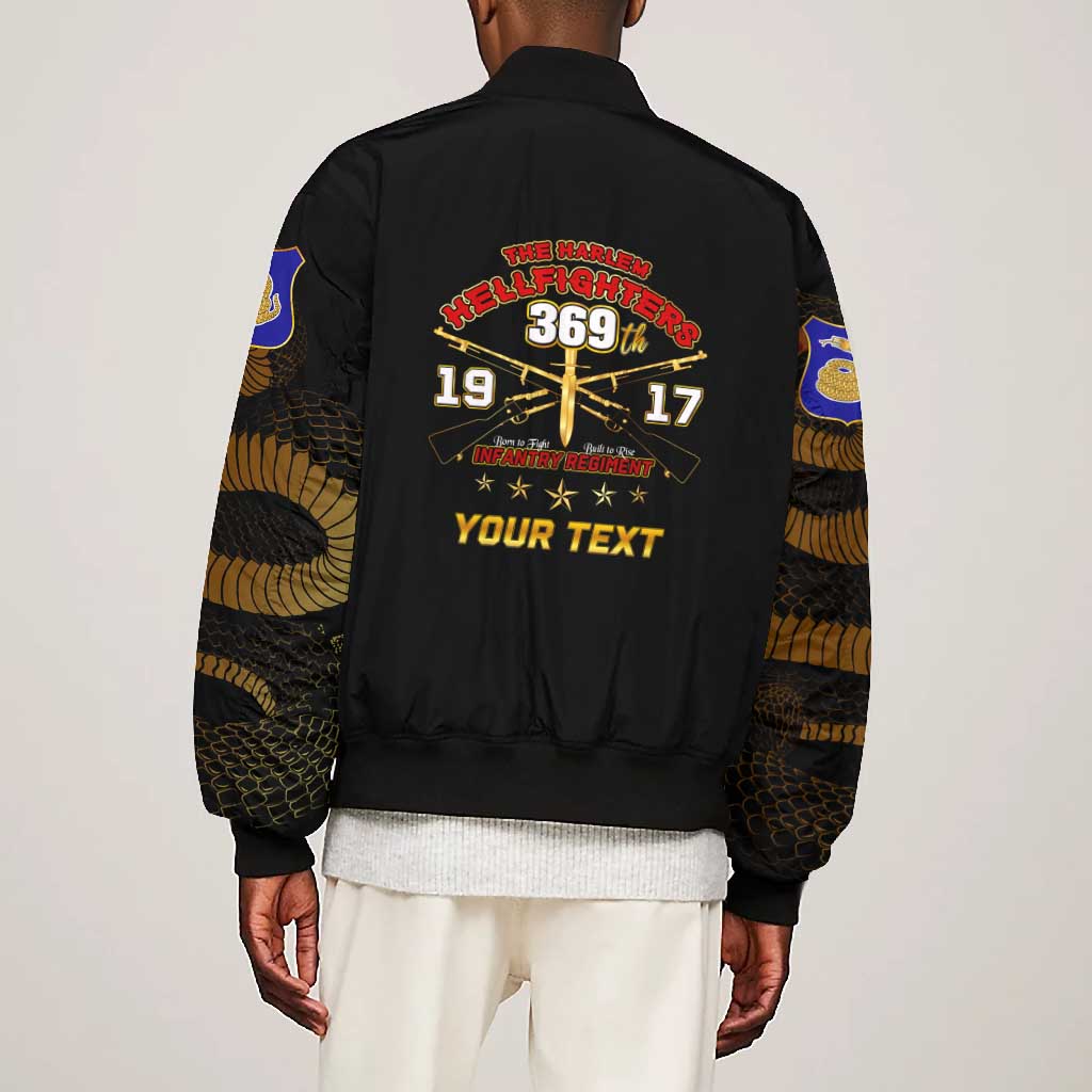 Harlem Hellfighters Bomber Jacket 369th Regiment Legacy at Sea - African Pride