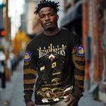 Harlem Hellfighters Long Sleeve Shirt 369th Regiment Legacy at Sea - African Pride
