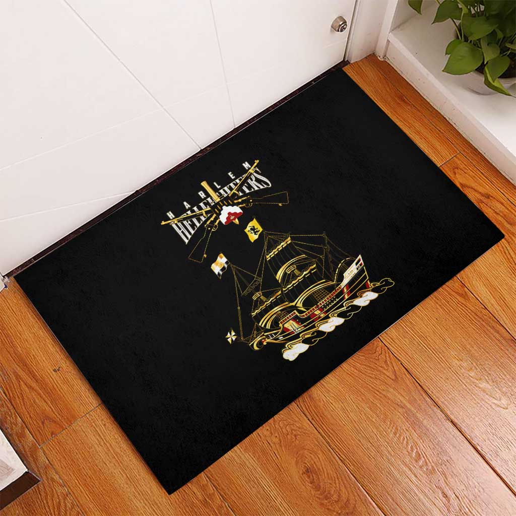 Harlem Hellfighters Rubber Doormat 369th Regiment Legacy at Sea - African Pride