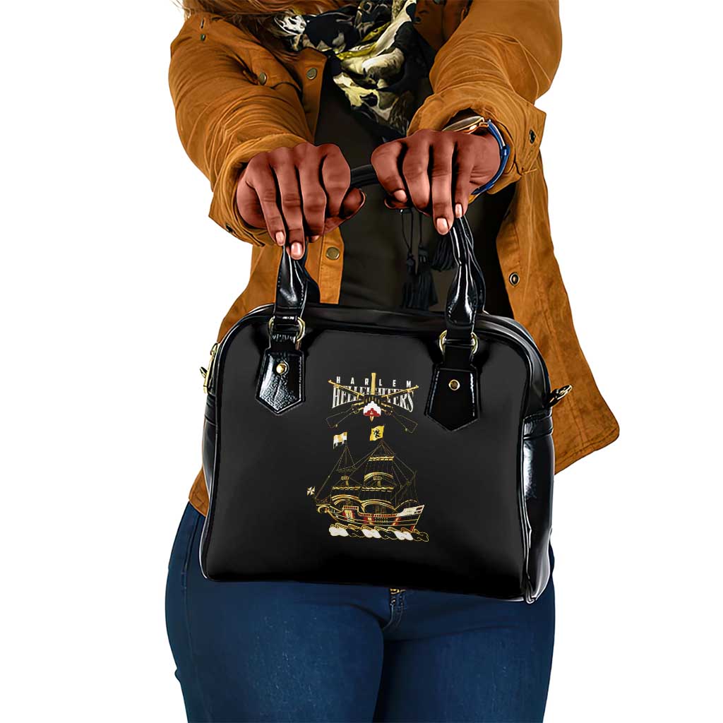 Harlem Hellfighters Shoulder Handbag 369th Regiment Legacy at Sea - African Pride