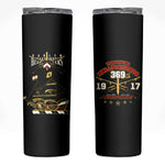 Harlem Hellfighters Skinny Tumbler 369th Regiment Legacy at Sea - African Pride
