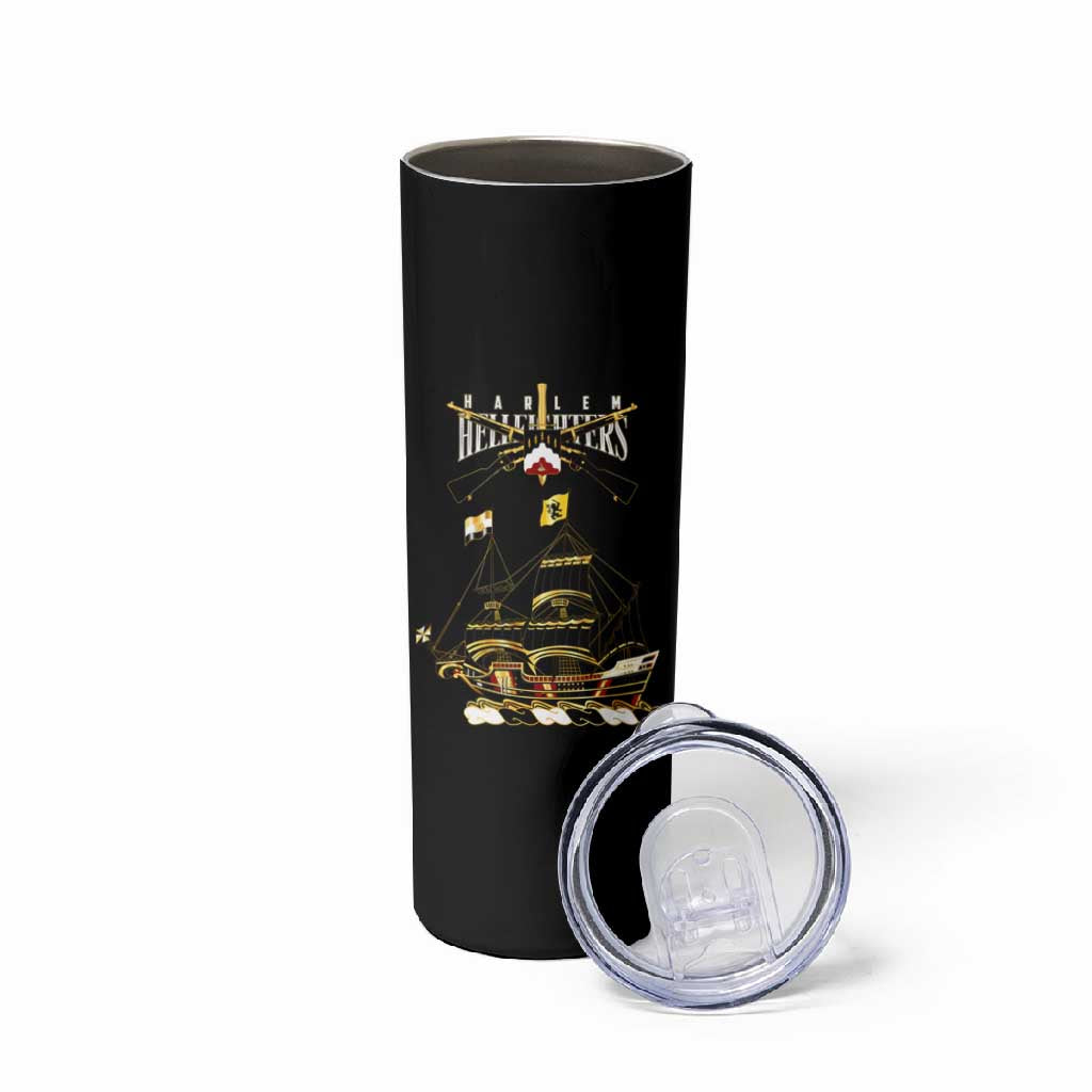 Harlem Hellfighters Skinny Tumbler 369th Regiment Legacy at Sea - African Pride