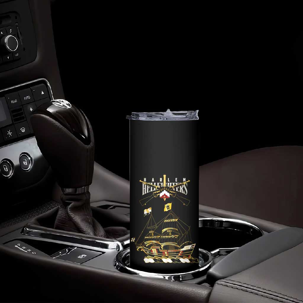 Harlem Hellfighters Skinny Tumbler 369th Regiment Legacy at Sea - African Pride