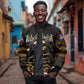 Harlem Hellfighters Sleeve Zip Bomber Jacket 369th Regiment Legacy at Sea - African Pride