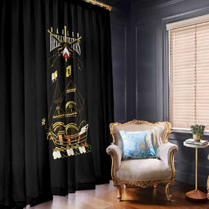 Harlem Hellfighters Window Curtain 369th Regiment Legacy at Sea - African Pride
