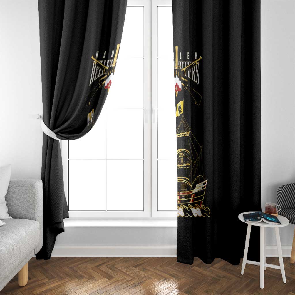 Harlem Hellfighters Window Curtain 369th Regiment Legacy at Sea - African Pride