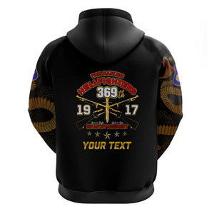 Harlem Hellfighters Zip Hoodie 369th Regiment Legacy at Sea - African Pride