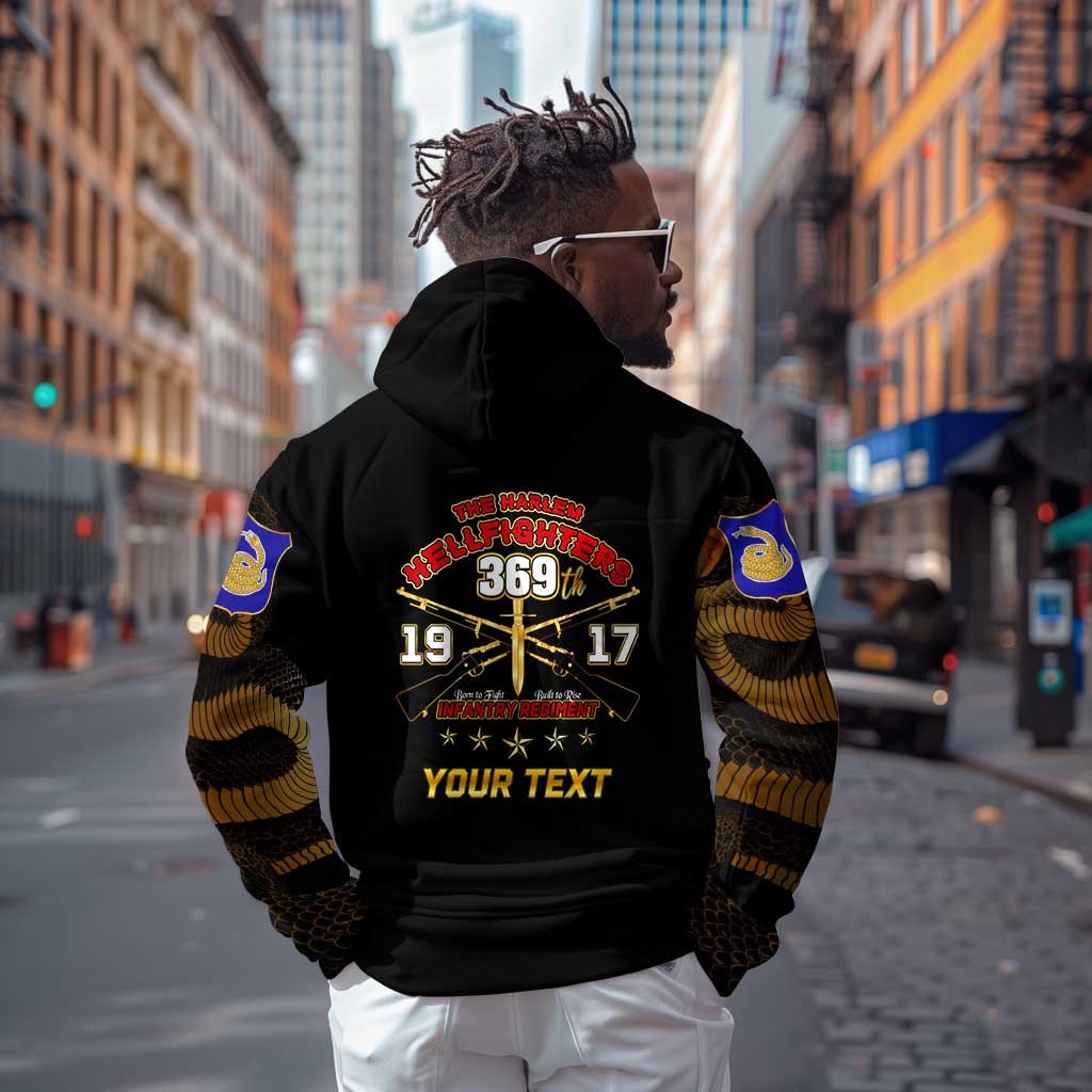 Harlem Hellfighters Zip Hoodie 369th Regiment Legacy at Sea - African Pride