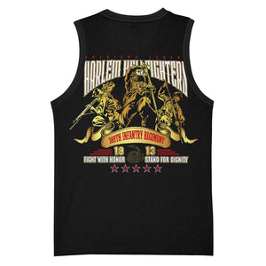 Harlem Hellfighters 1913 Basketball Jersey Fight with Honor, Stand for Dignity - 369th Infantry Regiment DT02