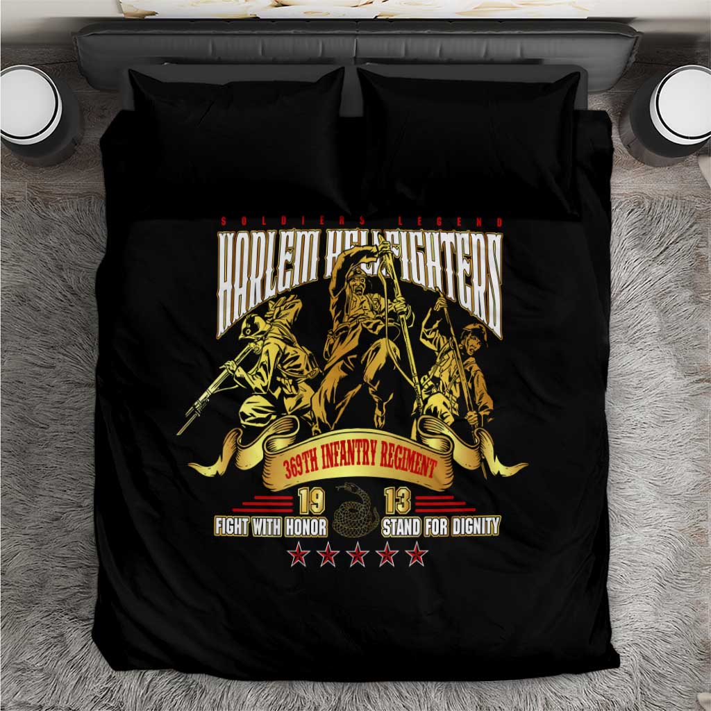 Harlem Hellfighters 1913 Bedding Set Fight with Honor, Stand for Dignity - 369th Infantry Regiment - African Pride