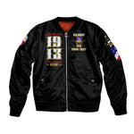 Harlem Hellfighters 1913 Bomber Jacket Fight with Honor, Stand for Dignity - 369th Infantry Regiment - African Pride