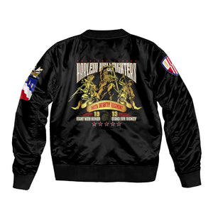 Harlem Hellfighters 1913 Bomber Jacket Fight with Honor, Stand for Dignity - 369th Infantry Regiment - African Pride