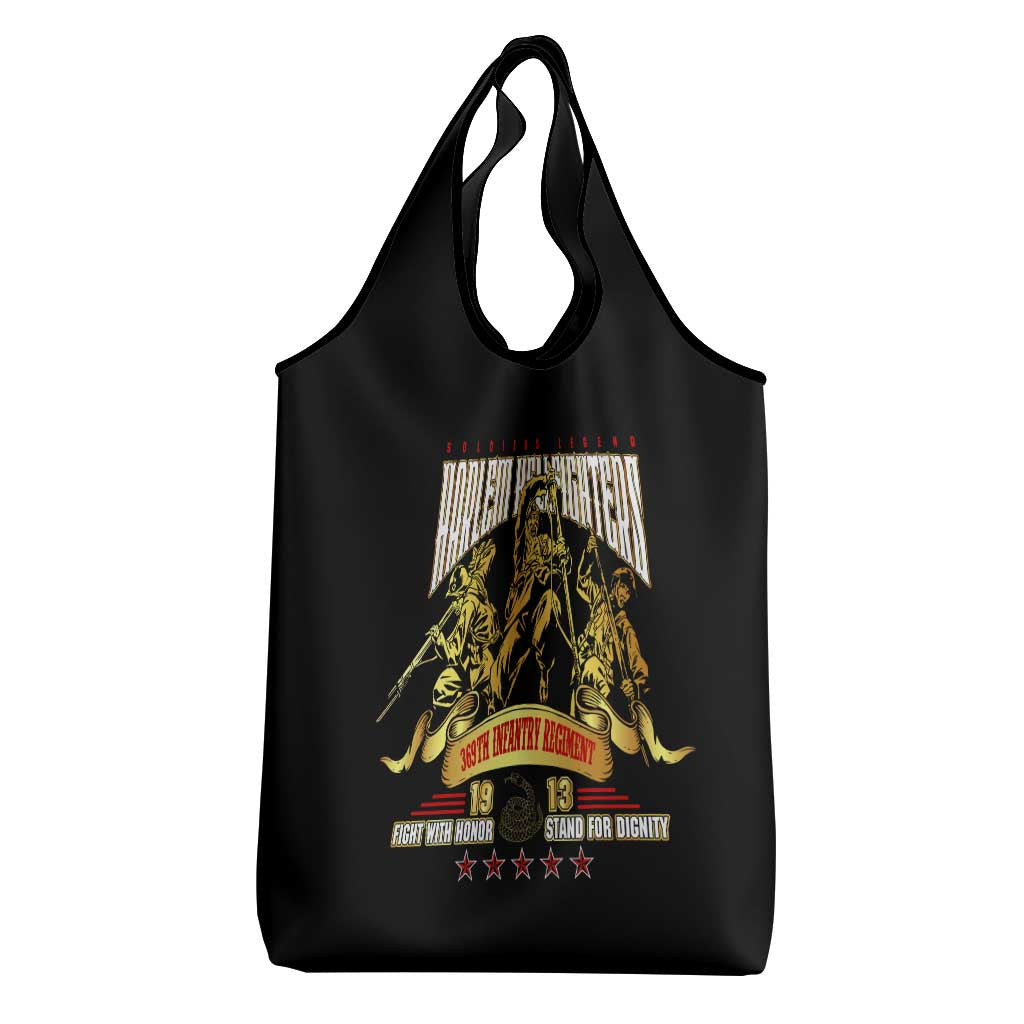 Harlem Hellfighters 1913 Grocery Bag Fight with Honor, Stand for Dignity - 369th Infantry Regiment - African Pride