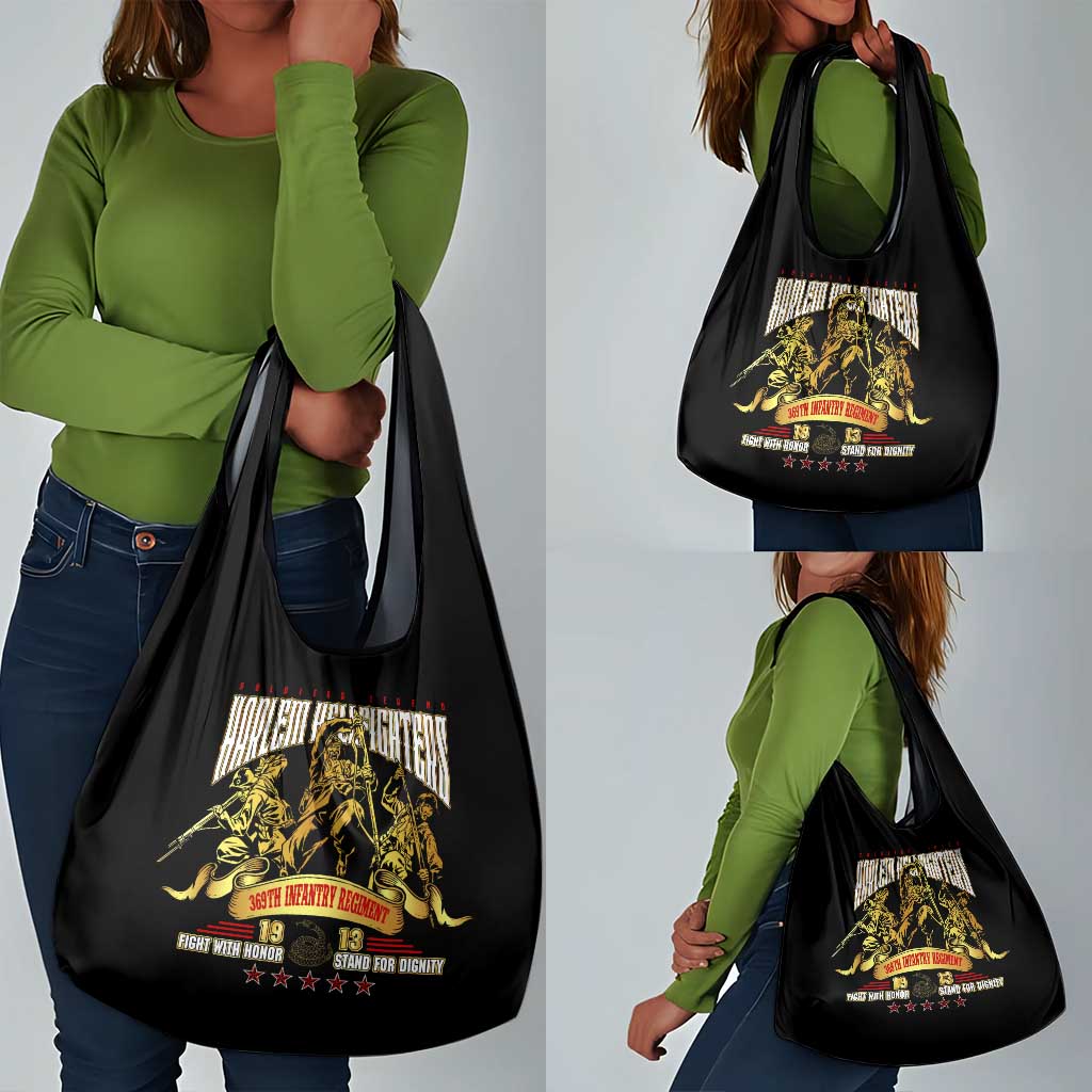 Harlem Hellfighters 1913 Grocery Bag Fight with Honor, Stand for Dignity - 369th Infantry Regiment - African Pride