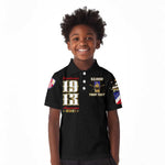 Harlem Hellfighters 1913 Kid Polo Shirt Fight with Honor, Stand for Dignity - 369th Infantry Regiment - African Pride