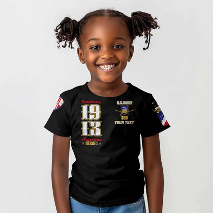 Harlem Hellfighters 1913 Kid T shirt Fight with Honor, Stand for Dignity - 369th Infantry Regiment - African Pride