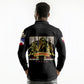Harlem Hellfighters 1913 Long Sleeve Polo Shirt Fight with Honor, Stand for Dignity - 369th Infantry Regiment - African Pride