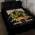 Harlem Hellfighters 1913 Quilt Bed Set Fight with Honor, Stand for Dignity - 369th Infantry Regiment - African Pride