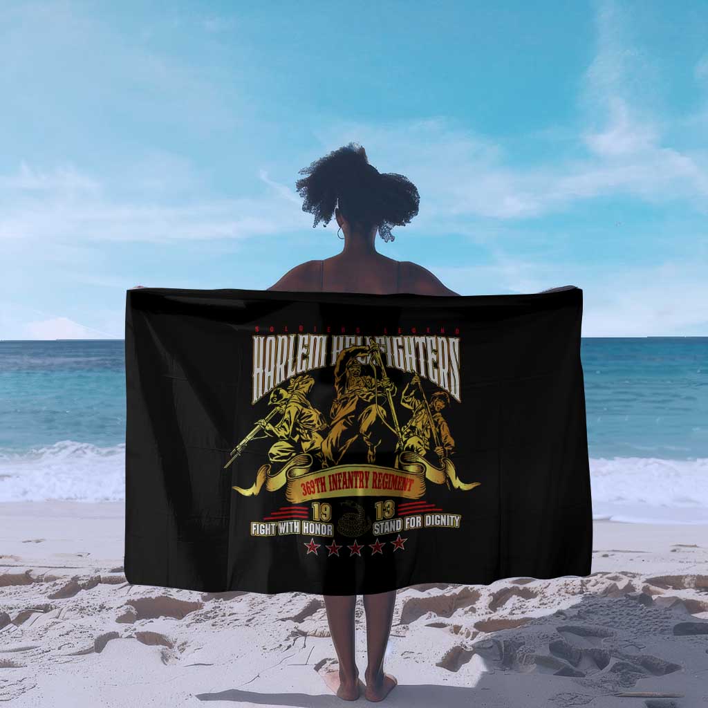 Harlem Hellfighters 1913 Sarong Fight with Honor, Stand for Dignity - 369th Infantry Regiment - African Pride