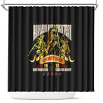 Harlem Hellfighters 1913 Shower Curtain Fight with Honor, Stand for Dignity - 369th Infantry Regiment - African Pride