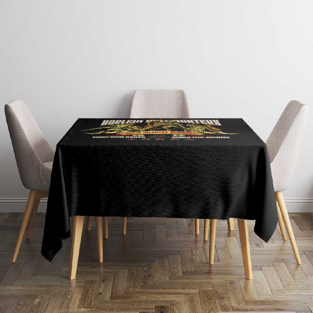 Harlem Hellfighters 1913 Tablecloth Fight with Honor, Stand for Dignity - 369th Infantry Regiment - African Pride