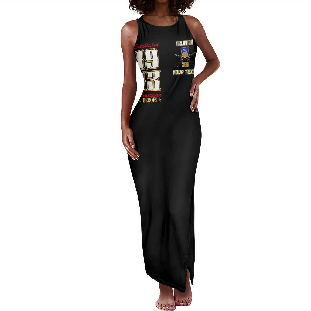Harlem Hellfighters 1913 Tank Maxi Dress Fight with Honor, Stand for Dignity - 369th Infantry Regiment - African Pride